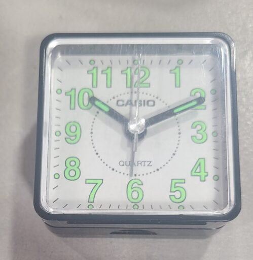 Casio TQ140 Travel Alarm Clock - Bla Clock Radios
