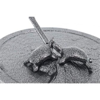 Cast Metal Turtle Sundial - Swedish Iron