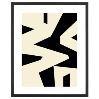 Catch Me If You Framed Mixed Media Abstract Wall Art 4 in....