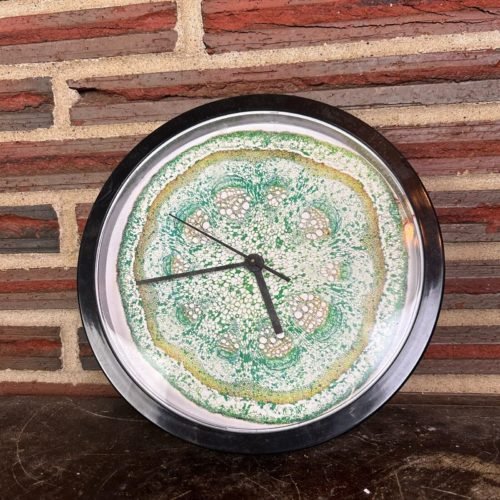 Cell Biology Science Wall Clock Round Circle Hanging Analog Black Plastic Clock