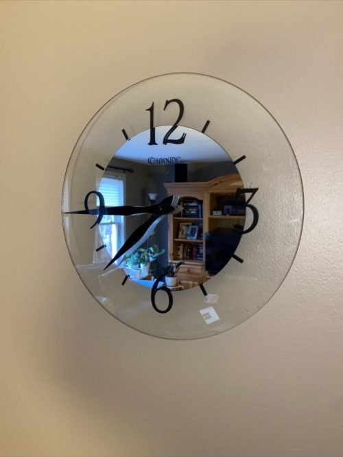 Chaney Glass Wall Clock 11”