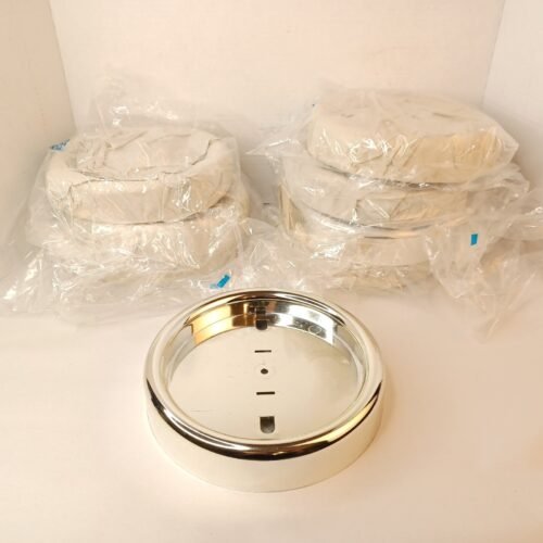 Chaney Instrument Company Wall Clock Plastic Base Only Part Silver Lot Of 8 New