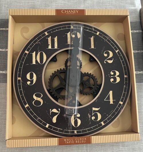 Chaney Wall Hanging Clock Industrial Brand New In Box