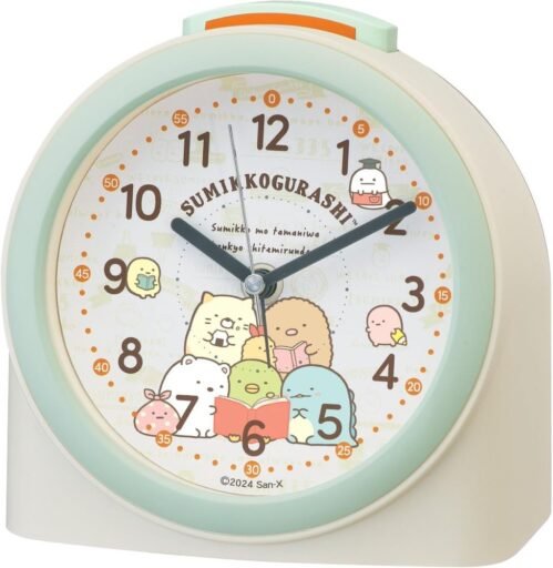 Character Alarm Clock by Seiko Sumikko Style Analog Silent Sweep Japan Model