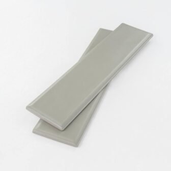 Chateau 3in. x6in. Greige Matte Ceramic Subway Tile Sample