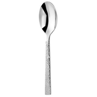Chef's Table Hammered 18/0 Stainless Steel Teaspoons (Set of 12)