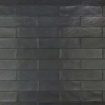 Chester Matte Nero 3 in. x 12 in. Ceramic Wall Tile (5.72...