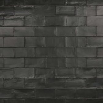 Chester Matte Nero 3 in. x 6 in. Ceramic Wall Tile (5.72...