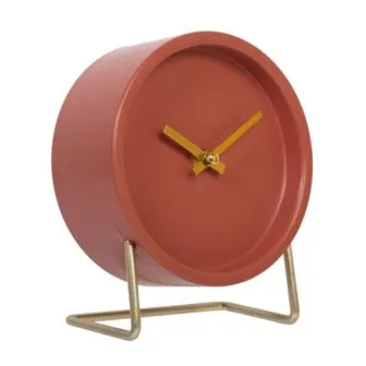 Chic & Modern Functionally Decorative Ellen Analog Table & Desk Clock -...
