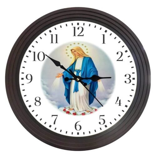 Christian 14" Wall Clock decor, Religious Gift for all occasions