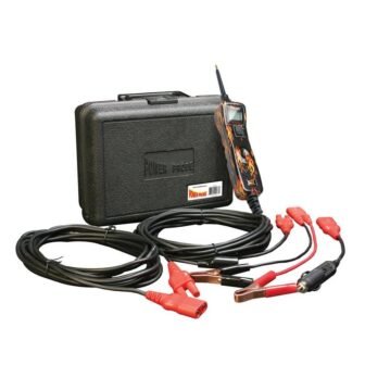 Circuit Tester with Case and Accessories - Flame Print