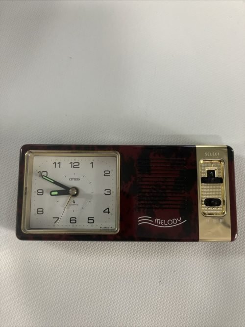 CITIZEN MELODY VINTAGE CLOCK ALARM 1970’s