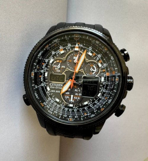 Citizen PROMASTER Navihawk Eco-Drive A-T Watch (JY8035-04E), Atomic Timekeeping