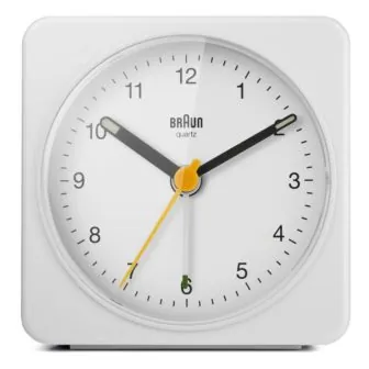 Classic Analog Alarm Clock, Snooze and Light, Quiet Sweeping Movement, Crescendo Beep featured image