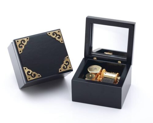 Classic Black Square Music Box ♫ GRANDFATHER'S CLOCK ♫