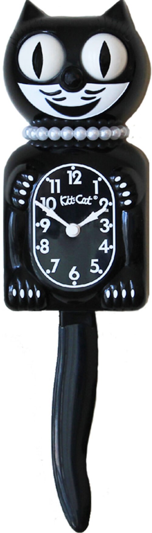 CLASSIC LADY KIT CAT CLOCK 15.5" Black Kit-Cat Klock NEW USA MADE