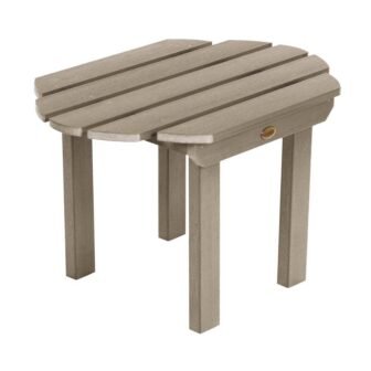 Classic Westport Woodland Brown Recycled Plastic Outdoor Side Table