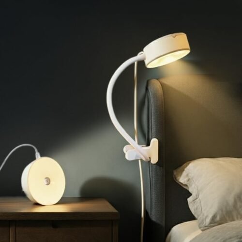 Clipable Sunrise Alarm Clock for Heavy Sleepers, Adjustable Sunlight Wake Up