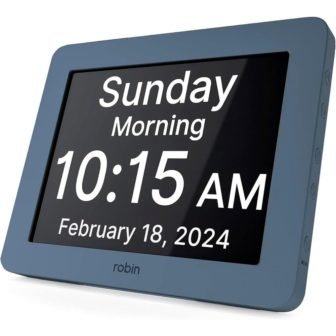 Clock 2024 with Day and Date for Elderly, Clocks for Seniors, Digital...