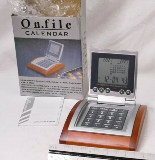 Clock, Calendar, Alarm Clock, World Time, Desk Clock, Shelf, Bedside - NOS