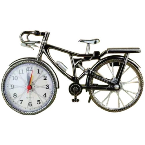 Clock Decoration Shape Cool Alarm Vintage Table Bike Retro Wall