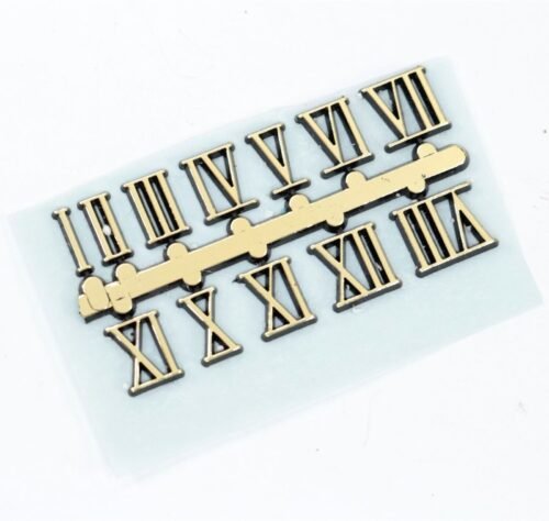 Clock Dial Numbers - Plastic 1/2 inches Roman Numeral - NOS - VS151