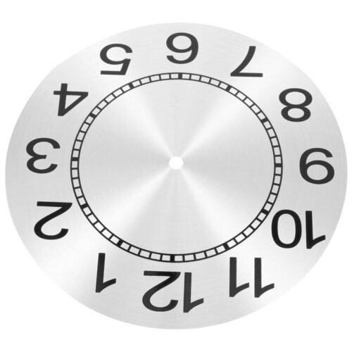 Clock Dial Wall Replacement Plate Round Faces for Crafts Clocks