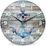 Wooden Anchor Wall Clocks photo