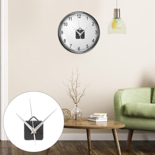 Clock Mechanism Replacement Battery Operated White Quartz Movement