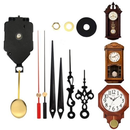 Clock Movement DIY Kits Black/red Tools Clock Chime Wall Craft Floor Clock