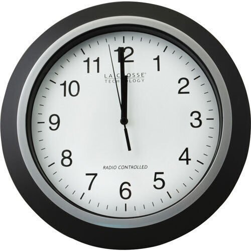 CLOCK, WALL, 12" , ATOMIX