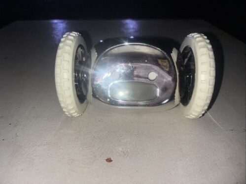 CLOCKY Alarm Clock for Heavy Sleepers on Wheels, Run Away Black Works