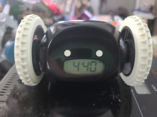 Clocky Alarm Clock On Wheels Jumps And Runs Heavy Sleepers