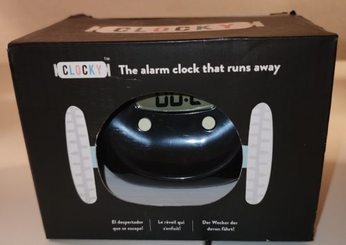 Clocky Alarm Clock On Wheels Runaway Alarm Clock New In Box image
