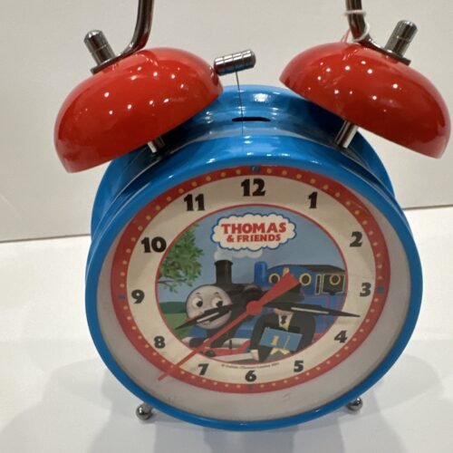 Collectible Vintage 2001 THOMAS & FRIENDS Tank Engine Train Alarm Clock *WORKS*
