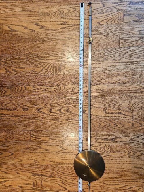 Colonial By Herschede 5 tube grandfather clock pendulum only 1918 Original Rare!