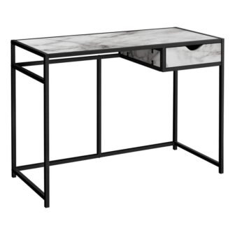 COMPUTER DESK - 1 STORAGE DRAWER / METAL FRAME - 42"L -...