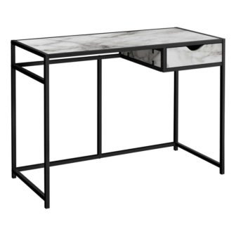 COMPUTER DESK - 1 STORAGE DRAWER / METAL FRAME - 42"L -...