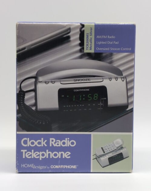 CONAIR Digital Alarm Clock AM/FM Radio Telephone Phone TCR200MS | New