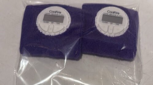 Coolfire - Vibrating Alarm Clock Sweatband Purple