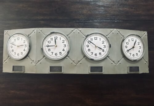 Cooper Classics 9260 Kenickie Clock, 35-Inch W x 10.5-Inch H , Gray