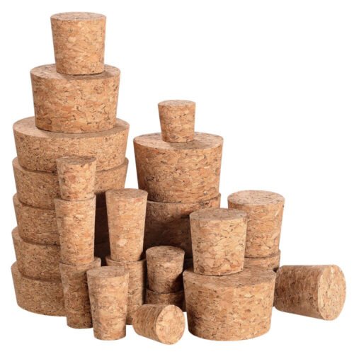 Cork Stoppers for Karaffs Assorted Corks Tapered Wine Bottle