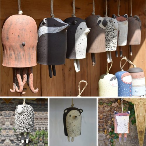Country Vintage Animal Wind Chimes Bohemian Bells Windchime Garden Home Decors
