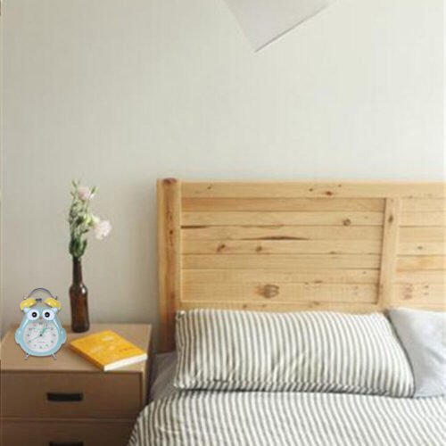 Creative Alarm Clock Simple Design Silent Night Light Child