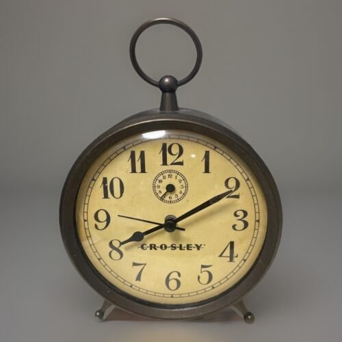 Crosley Metal Alarm Clock Model #33301 - Vintage Look
