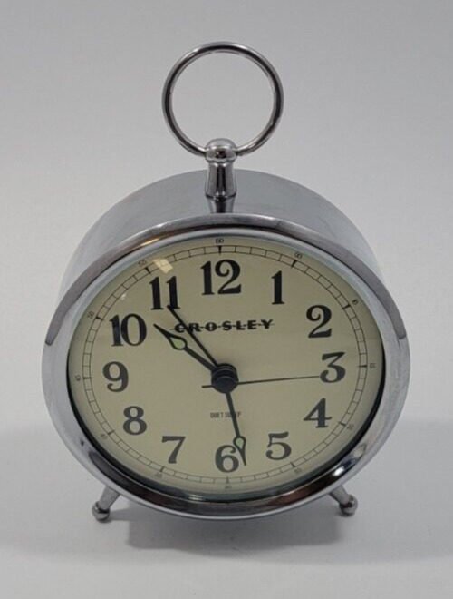 Crosley Vintage Metal Alarm Clock Model 33301D
