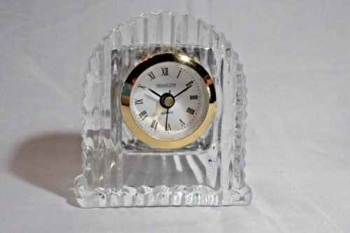 Crystal/Glass Desk Clocks - Choice of 8 Styles