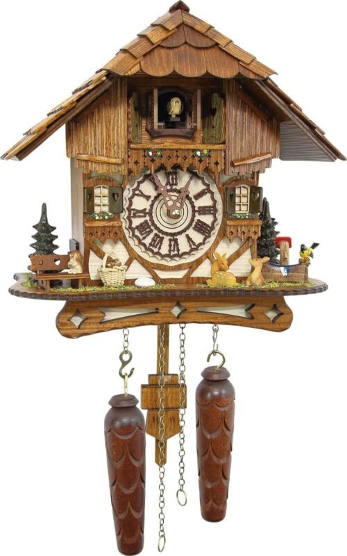 Cuckoo Palace German Cuckoo Clock Blackforest Hillside Chalet with Wonderfu