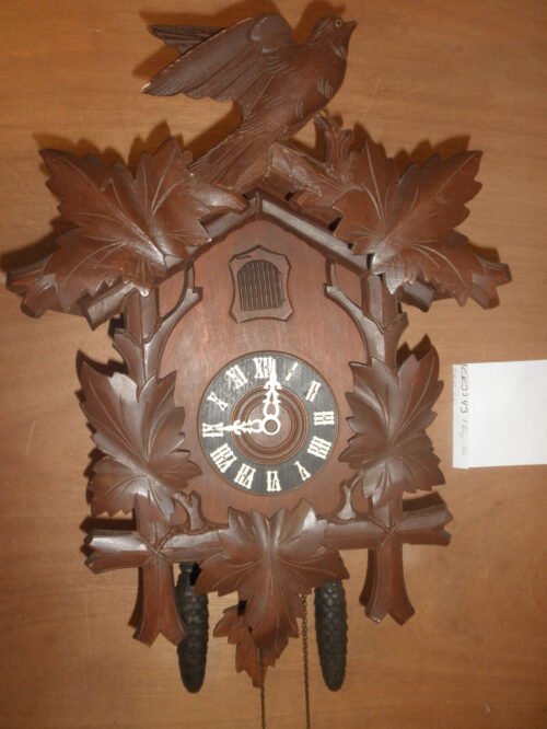 Cuckoo Clock 1950's LARGE German Black Forest made working 1 Day CK3343