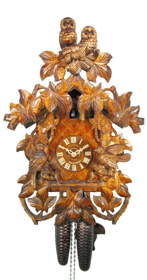 Cuckoo Clock 2 Owls 2.5034.01.P NEW